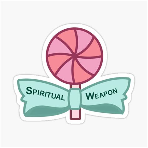 "Jester's Lollipop Spiritual Weapon" Sticker for Sale by Marianep | Redbubble