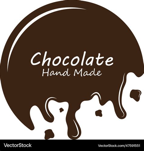 Chocolate logo design creative Royalty Free Vector Image