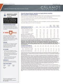 Calamos Market Neutral Income Fund Fact Sheet 1221 / calamos-market ...