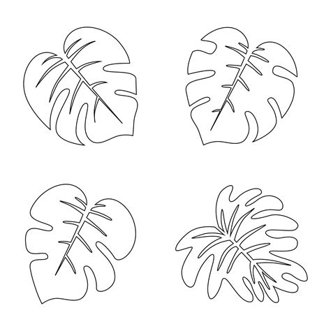 Palm Leaf Template Cut Out