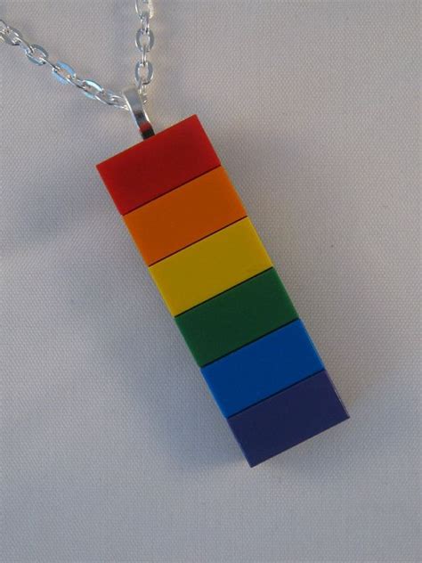 Rainbow Pride Pendant Made From Lego Bricks Weather | Etsy | Lego jewelry, Lego, Pride pendant