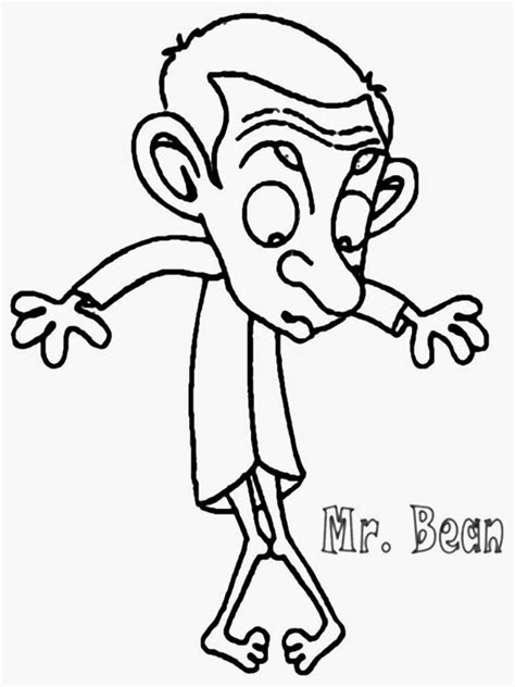 Mr Bean Coloring Pages at GetColorings.com | Free printable colorings ...