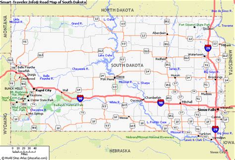 MAP OF SOUTH DAKOTA - Click now for City Maps | South dakota, Custer south dakota, List of cities