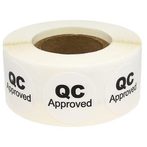 QC Approved Stickers 3/4" Round | Quality Control | InStockLabels.com