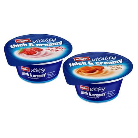 Muller Thick & Creamy Mixed Yoghurts - 12x110g