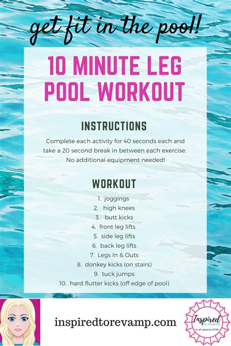 Pin on Aquacice workouts