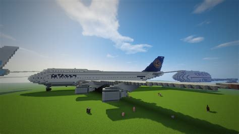 Boeing 747-400 Minecraft Map