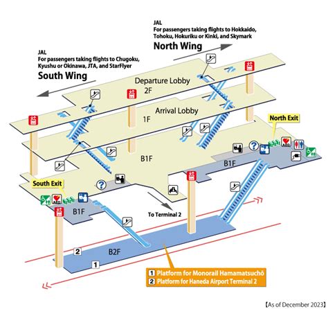 Tokyo Monorail : Monorail Guide > Haneda Airport Terminal 1 > Station Information