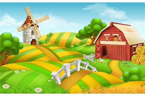 CARTOON FARM BACKGROUND - Wallpaper Cave