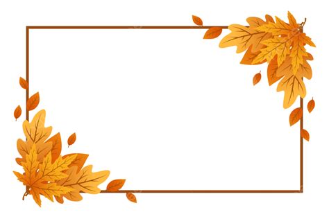 Autumn Leaf Border Or Frame Vector, Frames, Autumn Leaves, Autumn Leaf ...