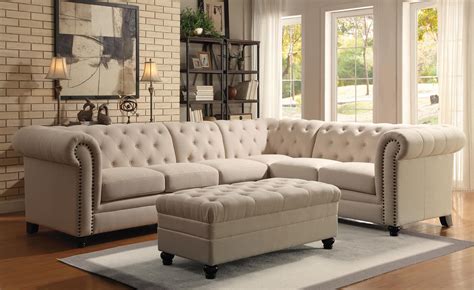 10 Ideas of Tufted Sectional Sofas with Chaise