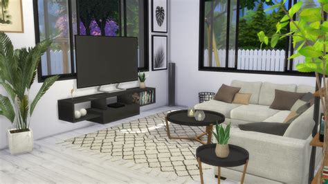 The Sims 4: LIVINGROOM | Orlando | Living room sims 4, Living room sets, Sims house