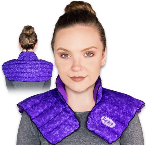 Amazon.com: MyCare Heating Pad | Microwavable Large Neck and Shoulder Wrap for Instant Pain ...