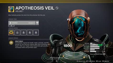 Destiny 2 Apotheosis Veil: Builds & How to get