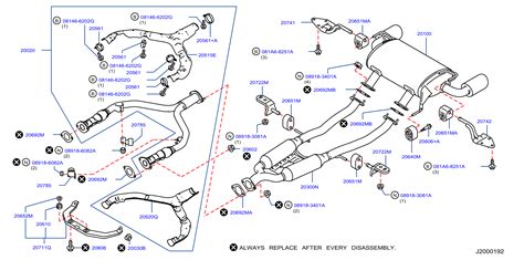 Nissan Z Exhaust System Hanger - 20651-AA000 | Nissan 24, BROCKTON MA