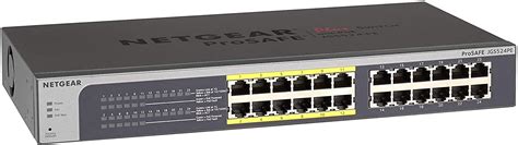 NETGEAR 24-Port Gigabit Ethernet Smart Managed Plus PoE Switch ...