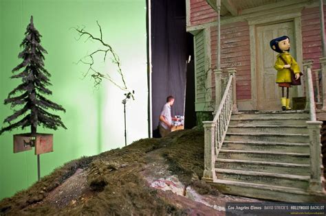 On the Set of Coraline | Coraline, Stop motion, Scene photo