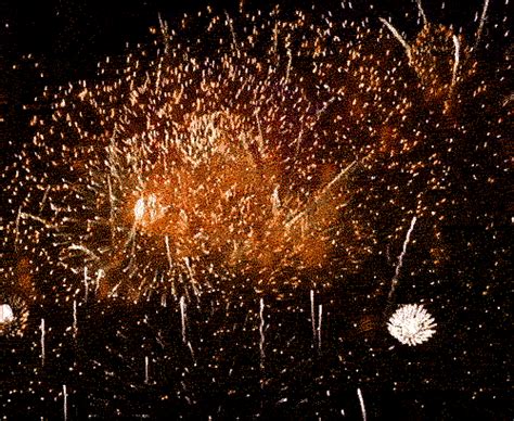 Gold Fireworks Gif