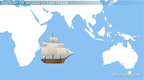 Indian Ocean Trade Goods Map