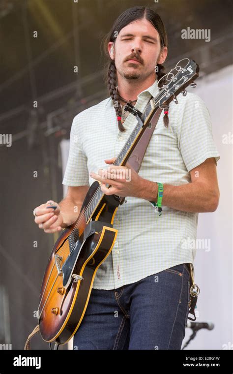 Manchester, Tennessee, USA. 15th June, 2014. SETH AVETT of The Avett Brothers performs live at ...