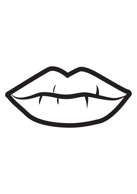 Lips Clip Art Black And White