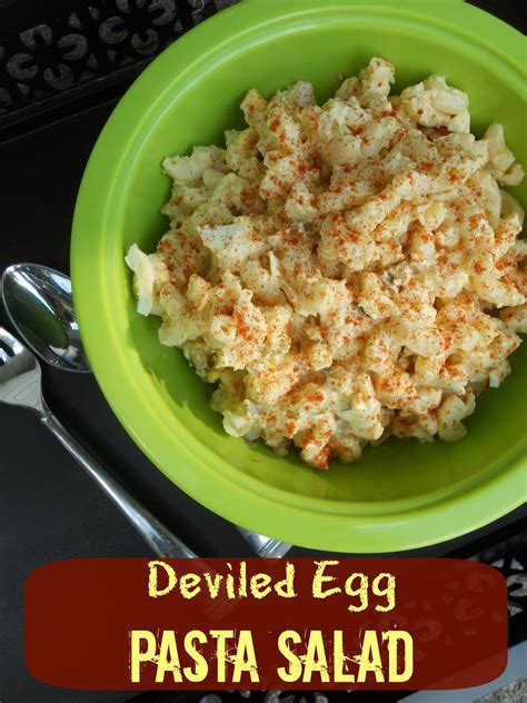 Ally's Sweet and Savory Eats: Deviled Egg Pasta Salad