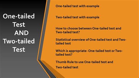 One-tailed Test vs. Two-tailed Test | One-tailed Test & Two-tailed Test with Examples | NTA-UGC ...