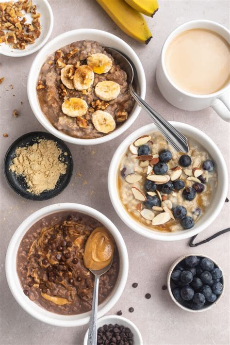 Protein Oatmeal (3 Ways!) - 40 Aprons