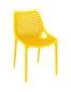 Chaise design BLOW - Chaise moderne orange en matière plastique