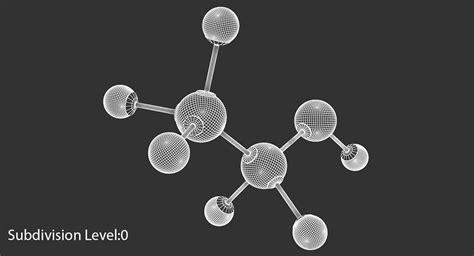 Ethanol molecule 3D model - TurboSquid 1424763