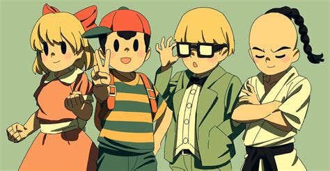 Earthbound fan art i made : earthbound