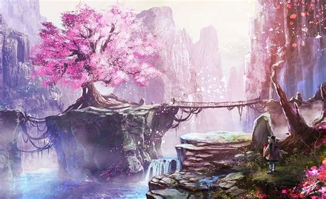 Anime Scenery • Trump, Anime Spring Scenery HD wallpaper | Pxfuel