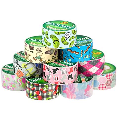 10 Rolls Bulk Lot Pack Duck Duct Tape Colored Patterns Designs 1.88" x ...