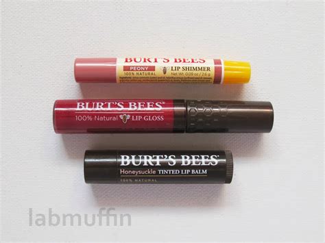 Burt’s Bees Lip Colour review and swatches | Lab Muffin Beauty Science