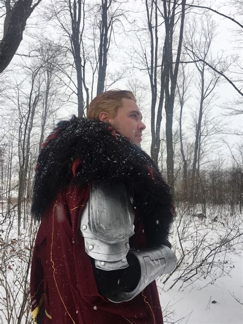 Cullen/Alistair Cosplay! — Cullen cosplay in the snow! This was seriously so...