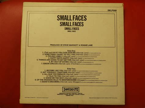 popsike.com - SMALL FACES - SMALL FACES - 1967 IMMEDIATE IMLP 008 (EX ...