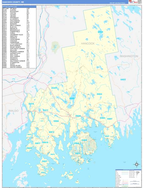 Maps of Hancock County Maine - marketmaps.com