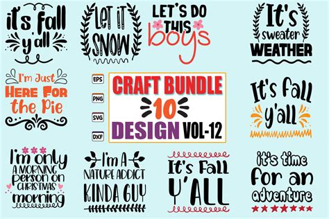 CRAFT BUNDLE 10 DESIGN.Vol.11 Graphic by Craft bundles · Creative Fabrica