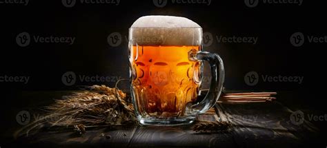 Beer on black background 26295222 Stock Photo at Vecteezy