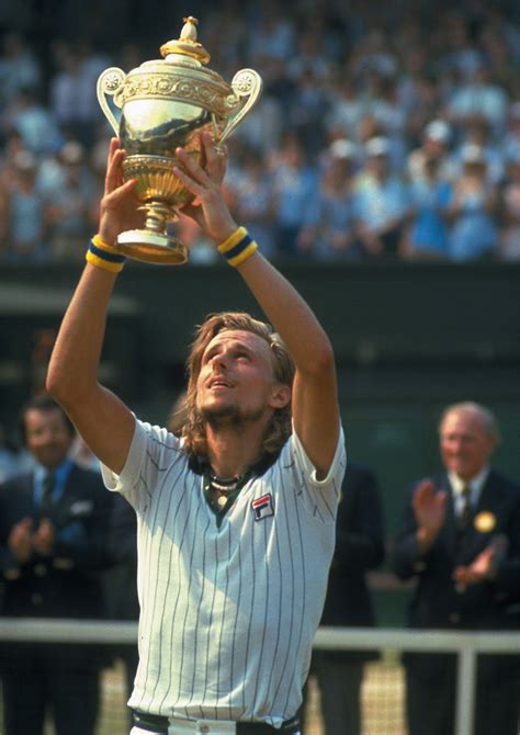 BJORN BORG Wimbledon Winner Tennis Poster Trophy - Hokey Cokey