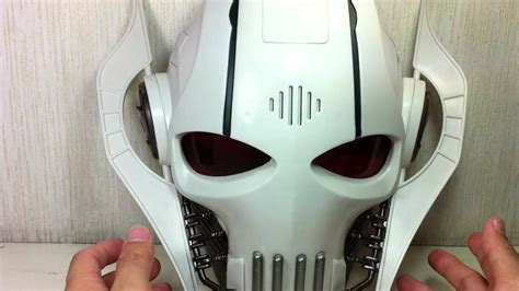 Star Wars Clone Wars General Grievous Electronic Helmet - YouTube