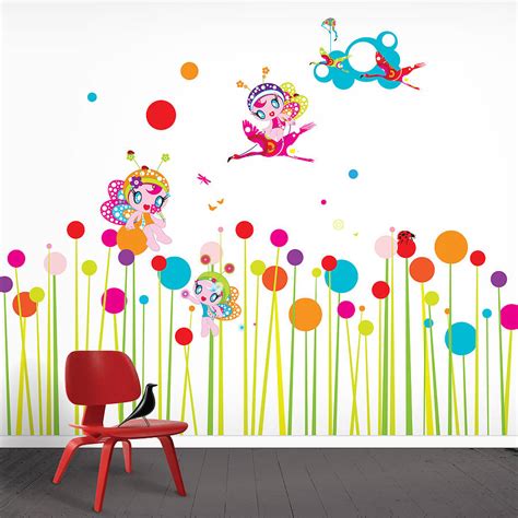 Flower Fairies Wall Stickers By funky little darlings ...