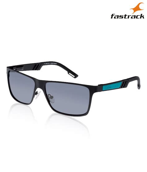 Fastrack Sunglasses M101BK1P WAyfarer - Polarized