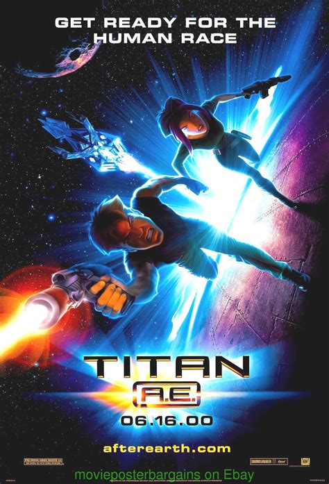 TITAN A.E. MOVIE POSTER ORIGINAL 27x40 ANIMATION 2000 | eBay