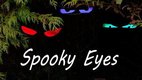 How to Make Spooky Halloween Eyes - YouTube