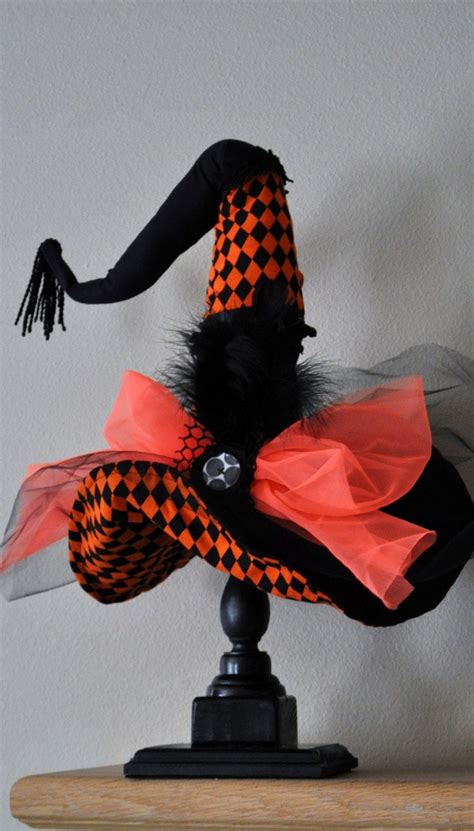 Items similar to Witch Hat Diva Witch Hat Halloween Decor - Halloween ...