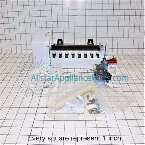 Whirlpool OEM Refrigerator Ice Maker 4317943 & Water Inlet Valve 4318047 | eBay