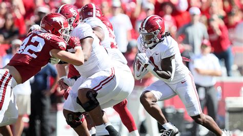 Alabama football score vs Arkansas Razorbacks: Live updates in SEC game