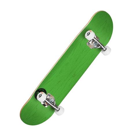 Mini-Logo Skateboards Chevron Stamp #112 Green Stain Complete Skateboard - 7.75" - SKATEBOARDS ...