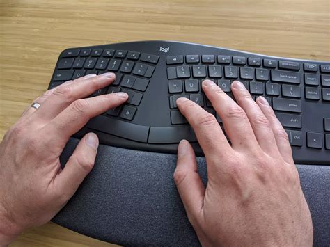 The Logitech Ergo K860 is an ergonomic keyboard that is comfortable to use with a standing desk ...